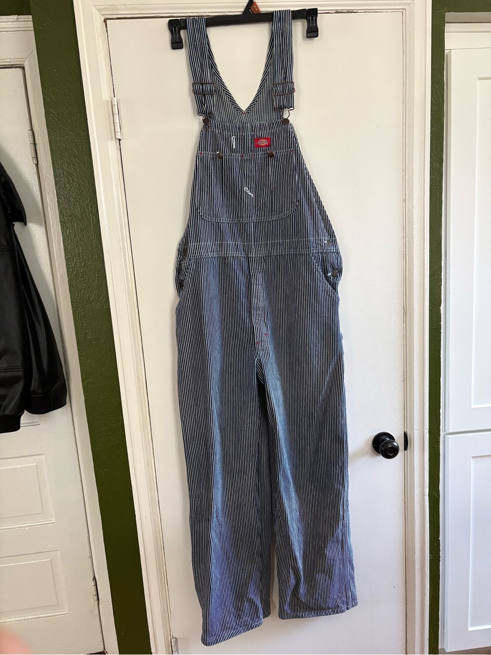 Dickies Blue Pinstripe Overalls - Picture 2 of 8
